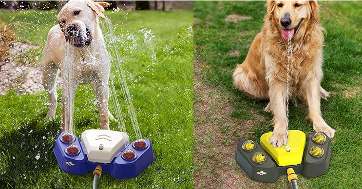 HKM-418899 Smart Automatic Drinking Fountain for Cats and Dogs - Plastic, Blue, 429x257x100mm