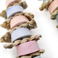HKM-418963 Calcium Supplement Bite Grinding Stone with String and Straw for Birds