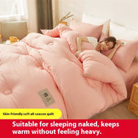 HKM-419027 Double Thick Cotton Duvet Insert - All Seasons, Various Sizes & Colors Available