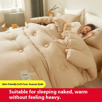 HKM-419027 Double Thick Cotton Duvet Insert - All Seasons, Various Sizes & Colors Available
