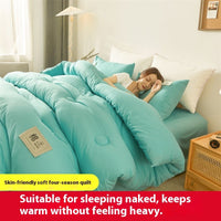 HKM-419027 Double Thick Cotton Duvet Insert - All Seasons, Various Sizes & Colors Available