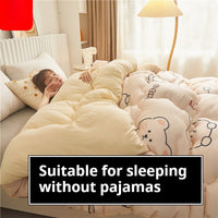 HKM-419027 Double Thick Cotton Duvet Insert - All Seasons, Various Sizes & Colors Available