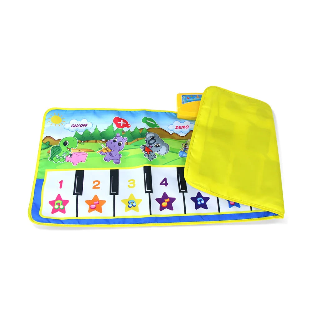 HKM-419027 Multifunctional Music Carpet for Kids - Educational Piano Play Mat 100x36cm