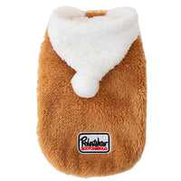 HKM-419283 Korean Style Hooded Sweater for Dogs in Arctic Velvet - Small Size Available