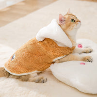 HKM-419283 Korean Style Hooded Sweater for Dogs in Arctic Velvet - Small Size Available