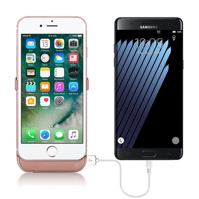 HKM-419283 Wireless Charging Case for iPhone 6/7 with Multi-U Port Output and 5000mAh Capacity