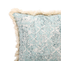 HKM-419411 Modern Printed Woven Tufted Pillow Cushion Cover in Cotton and Linen Blend