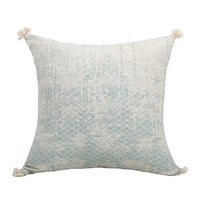 HKM-419411 Modern Printed Woven Tufted Pillow Cushion Cover in Cotton and Linen Blend
