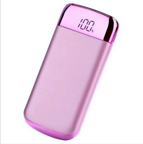 HKM-419411 Multi-Output Power Bank with Display - Available in Pink, Black, White, Gold, and Blue