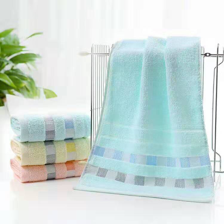 KTX-419603 Thickened Cotton Towel – 34 x 73 cm, Soft and Absorbent