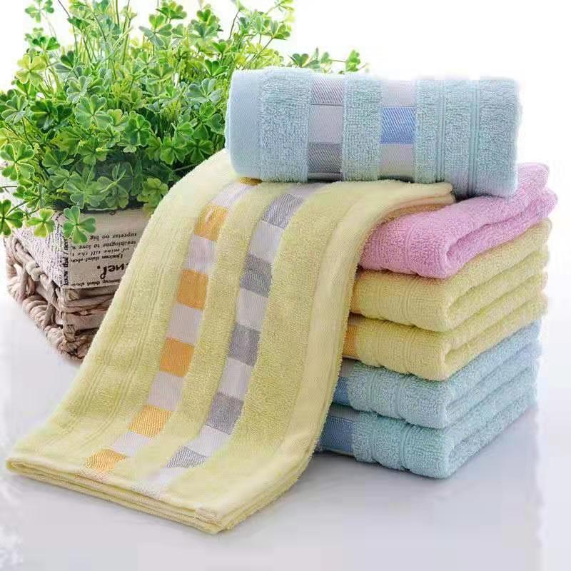 KTX-419603 Thickened Cotton Towel – 34 x 73 cm, Soft and Absorbent