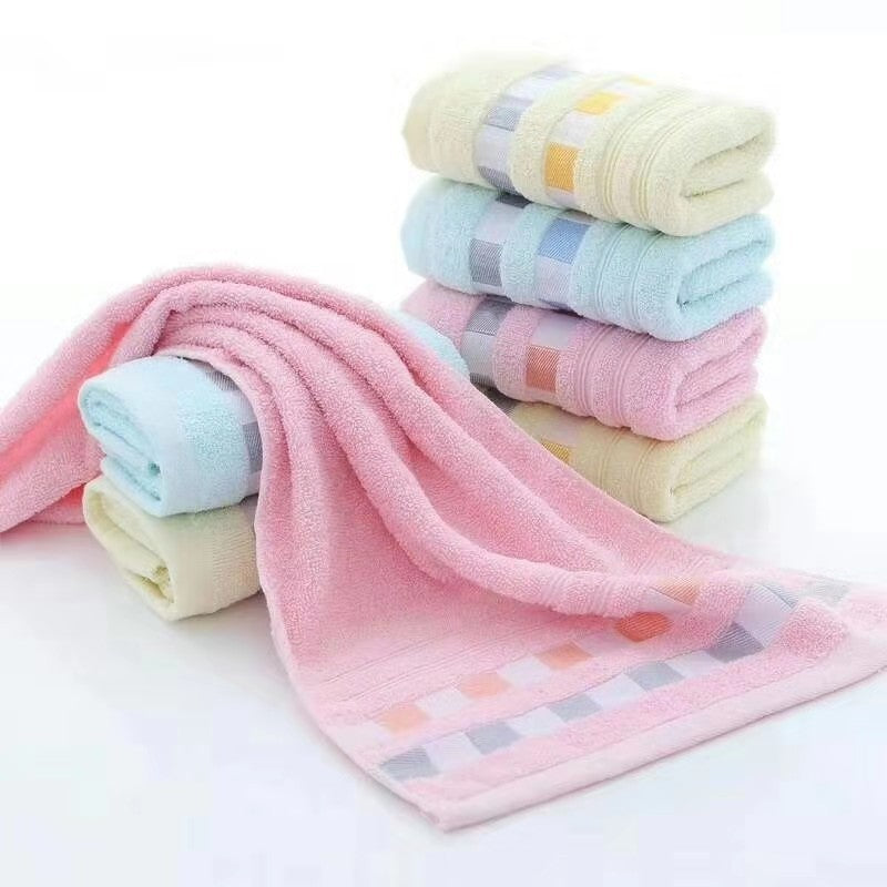 KTX-419603 Thickened Cotton Towel – 34 x 73 cm, Soft and Absorbent