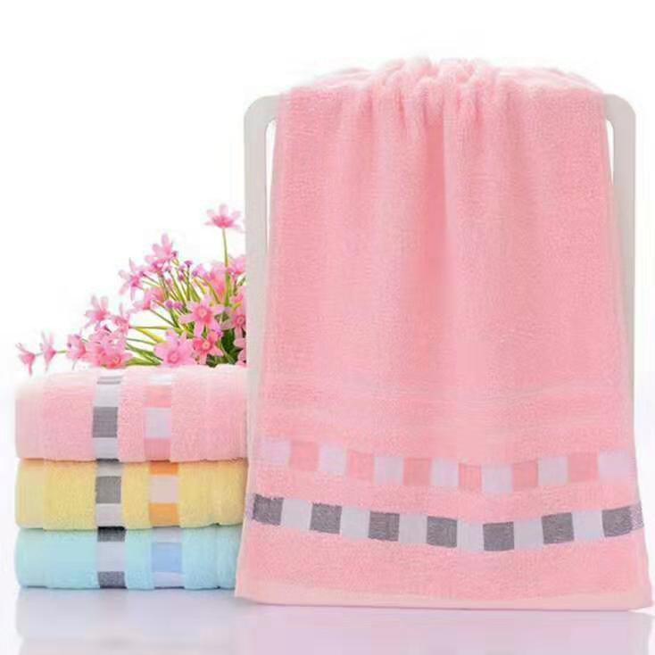 KTX-419603 Thickened Cotton Towel – 34 x 73 cm, Soft and Absorbent