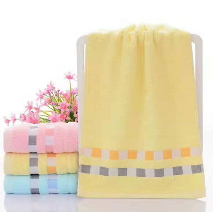 KTX-419603 Thickened Cotton Towel – 34 x 73 cm, Soft and Absorbent