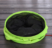HKM-419859 Cat Tunnel Toy with Printed Design, Foldable and Space-Saving, Easy to Clean, Diameter 25 cm/Length 51 cm