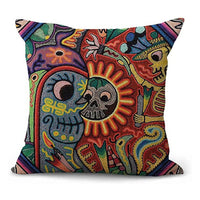 HKM-419859 Mexican Style Super Soft Cotton and Linen Pillowcase 45x45 cm