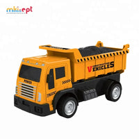 HKM-419987 4WD Remote Control Truck - EPT473533 Yellow RC Car Toy for Kids Ages 2-7