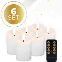 HKM-419987 Realistic 3D LED Votive Candle - Ideal for Home Decor and Events