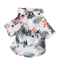 HKM-420051 Cute Summer Beach Shirts for Dogs in Hawaiian and Coconut Tree Designs