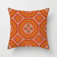 HKM-420243 Mandala Print Super Soft Peach Skin Sofa Pillowcase – 44cm x 44cm