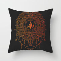 HKM-420243 Mandala Print Super Soft Peach Skin Sofa Pillowcase – 44cm x 44cm
