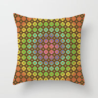 HKM-420243 Mandala Print Super Soft Peach Skin Sofa Pillowcase – 44cm x 44cm