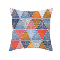 HKM-420243 Mandala Print Super Soft Peach Skin Sofa Pillowcase – 44cm x 44cm