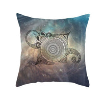 HKM-420243 Mandala Print Super Soft Peach Skin Sofa Pillowcase – 44cm x 44cm