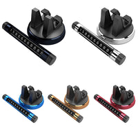HKM-420243 Universal Multifunctional Car Phone Holder with Luminous Temporary Parking Number Plate, ABS & Silicone Material, Various Colors Available