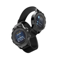 HKM-420691 Stainless Steel Touch Screen Heart Rate Fitness Smart Watch with Pedometer