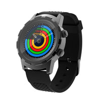 HKM-420691 Stainless Steel Touch Screen Heart Rate Fitness Smart Watch with Pedometer