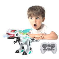 HKM-420755 Remote Control Spray Dinosaur with Lights and Music - Programmable Toy for Ages 5 and Up