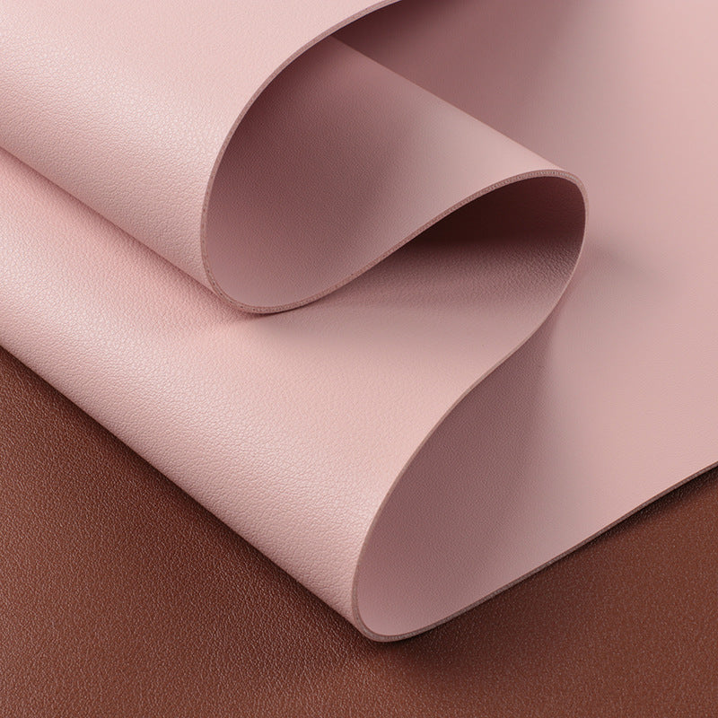HKM-421011 Double-sided PVC Leather Table Mat - Scratch-resistant, Wear-resistant, Waterproof, and Oil-proof, 1.7mm Thickness, 140cm Width