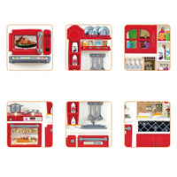 HKM-421011 Mini Plastic Refrigerator Play Set for Kids - Pretend Kitchen Toy for Ages 2 to 14