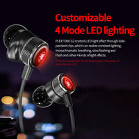 HKM-421075 Bluetooth Neck-Mounted Metal Gaming Headset with 10mm Drivers, Long Battery Life, and Low Latency