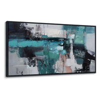 HKM-421267 Handmade Abstract Texture Oil Painting on Canvas - Large Wall Art for Living Room, Bedroom, and Office Decor