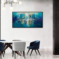 HKM-421267 Handmade Abstract Texture Oil Painting on Canvas - Large Wall Art for Living Room, Bedroom, and Office Decor