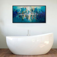 HKM-421267 Handmade Abstract Texture Oil Painting on Canvas - Large Wall Art for Living Room, Bedroom, and Office Decor