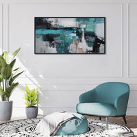 HKM-421267 Handmade Abstract Texture Oil Painting on Canvas - Large Wall Art for Living Room, Bedroom, and Office Decor