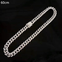 HKM-421331 Cuban Link Bracelet in Gold and Silver - Stylish Alloy Design, Available in Multiple Lengths