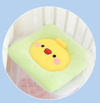 HKM-421459 Plush Round Flower Cushion - Square 38x38cm, Flower 45x38cm for Single Seat Sofa