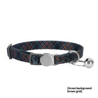 HKM-421523 Floral Patterned Cat Collar in Blue, Red, Pink, and Green with Adjustable Buckle