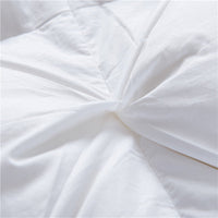 HKM-421651 Luxurious White Goose Down Winter Duvet in Pure Cotton, Elegant Colors Available