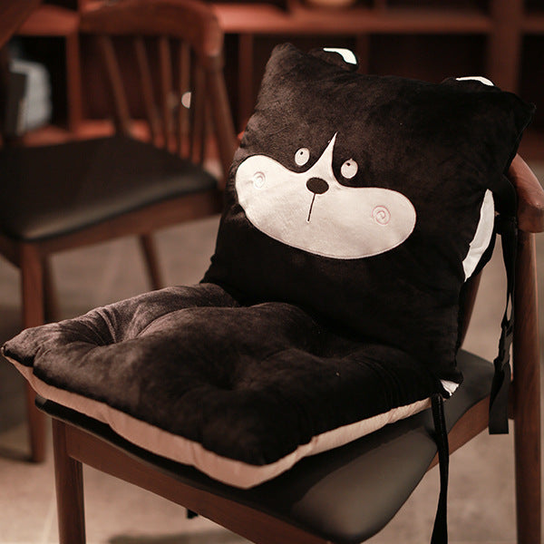 HKM-421715 Cartoon One-Piece Thick Cushion with Super Soft Short Plush & Hollow PP Cotton Filling - 43x86cm