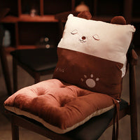 HKM-421715 Cartoon One-Piece Thick Cushion with Super Soft Short Plush & Hollow PP Cotton Filling - 43x86cm