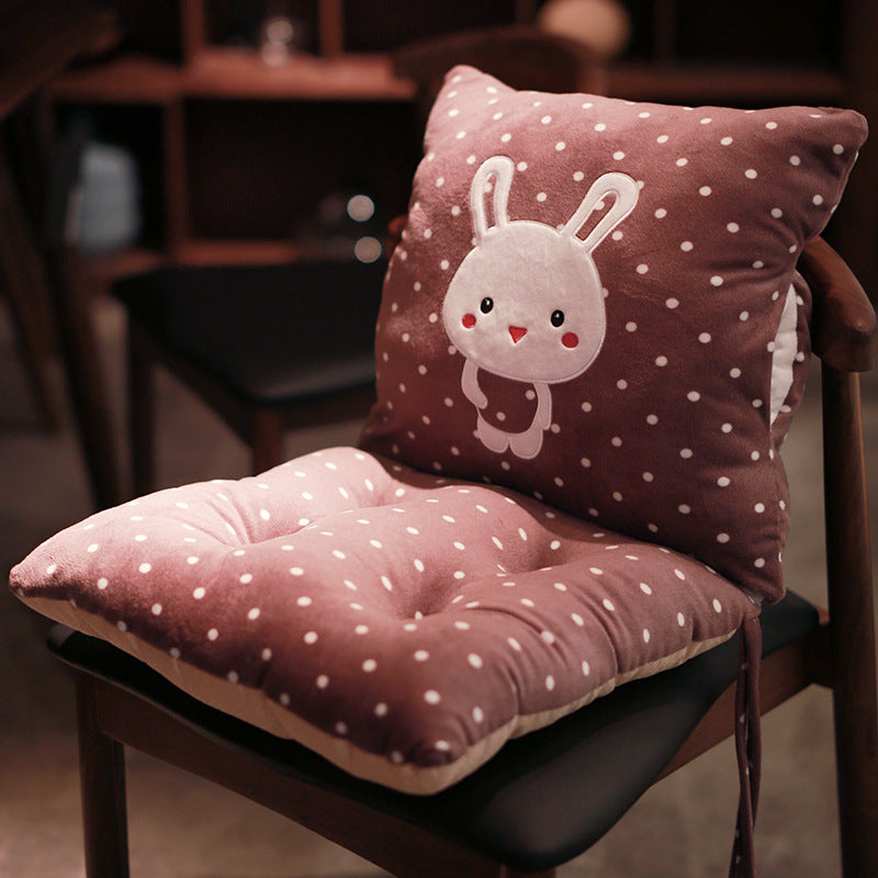 HKM-421715 Cartoon One-Piece Thick Cushion with Super Soft Short Plush & Hollow PP Cotton Filling - 43x86cm