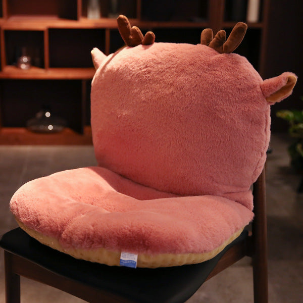 HKM-421715 Cartoon One-Piece Thick Cushion with Super Soft Short Plush & Hollow PP Cotton Filling - 43x86cm