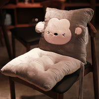 HKM-421715 Cartoon One-Piece Thick Cushion with Super Soft Short Plush & Hollow PP Cotton Filling - 43x86cm