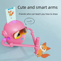 HKM-421907 Automatic Drawing Mini Robot for Interactive Learning - Educational Drawing Toy for Children