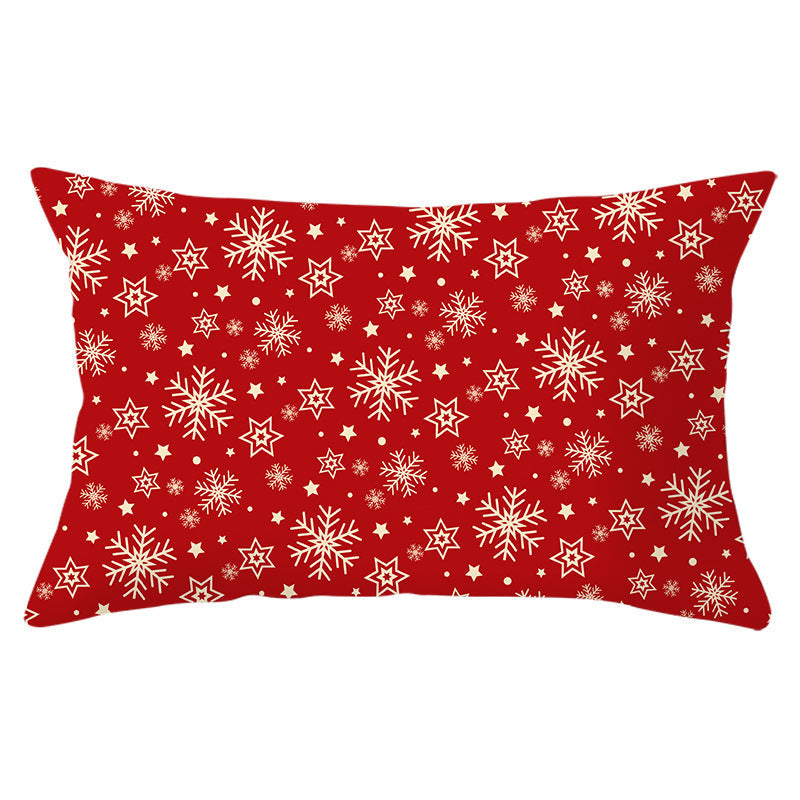 HKM-422163 Peach Skin Velvet Pillowcase, Digital Print, 30cm x 50cm, Single-Sided Design